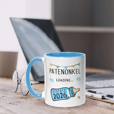 Tasse - Patenonkel loading mit Babyflasche (2026)