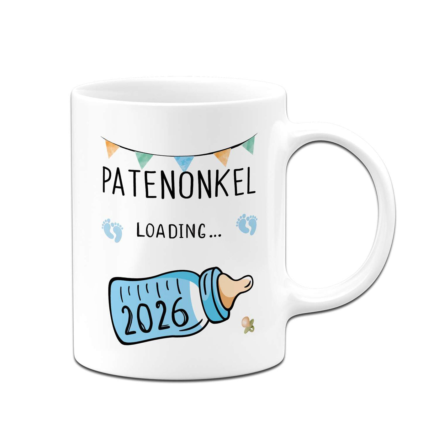 Tasse - Patenonkel loading mit Babyflasche (2026)