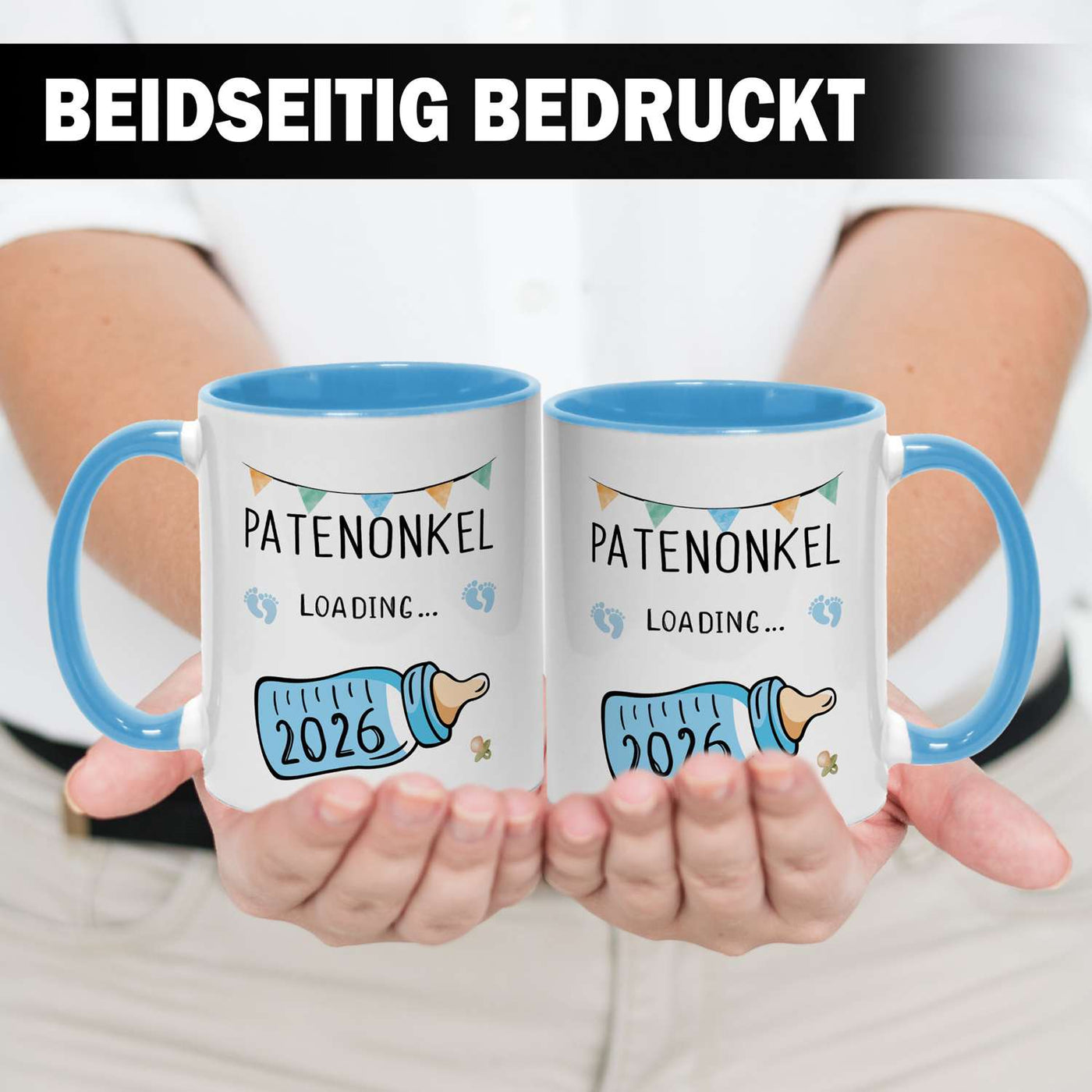 Tasse - Patenonkel loading mit Babyflasche (2026)