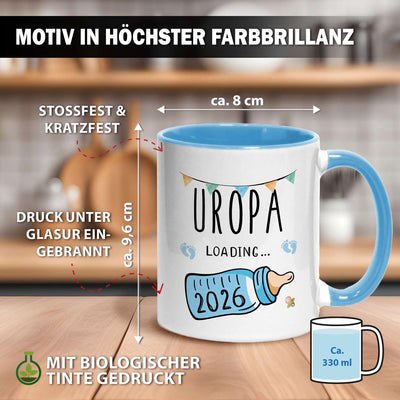 Tasse - Uropa loading mit Babyflasche (2026)