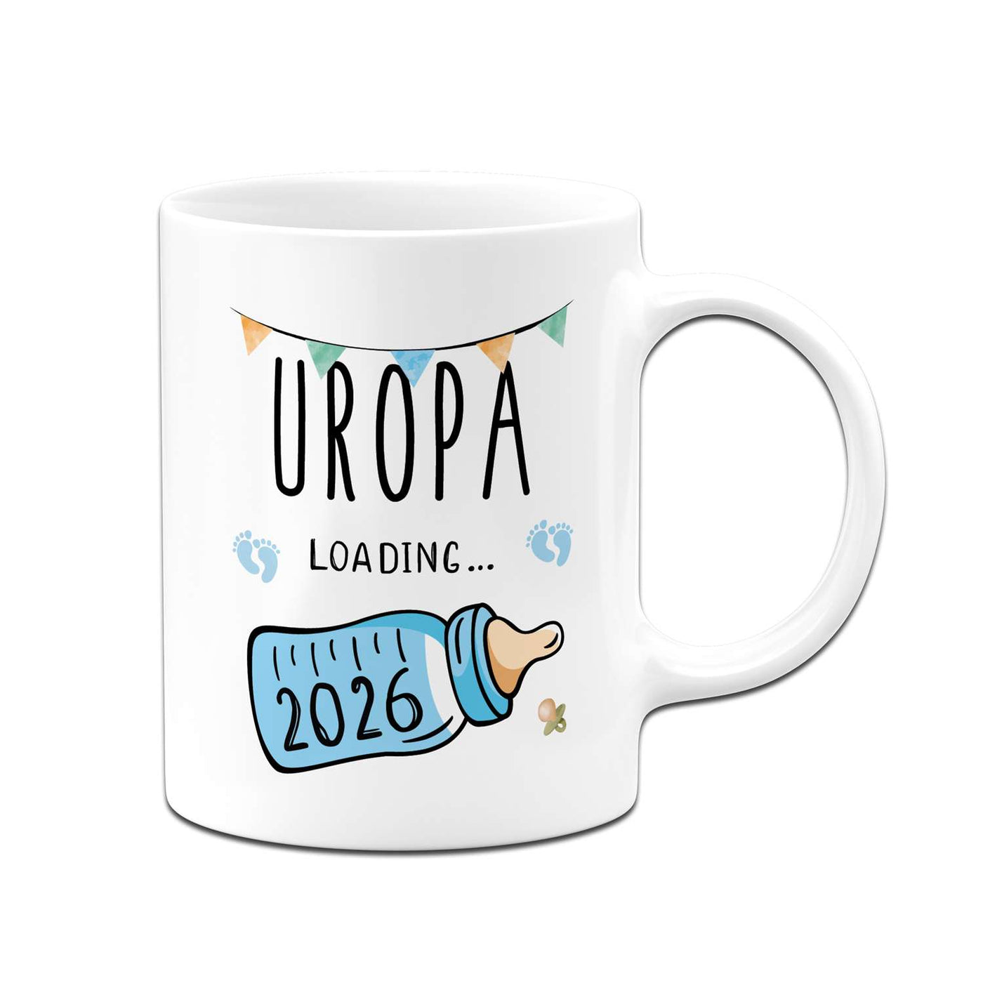 Tasse - Uropa loading mit Babyflasche (2026)