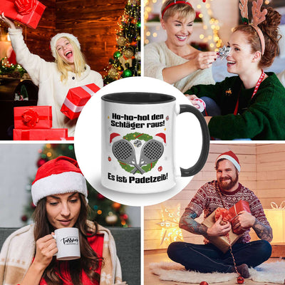 Tasse - Ho-ho-hol den Schläger raus! Es ist Padelzeit!