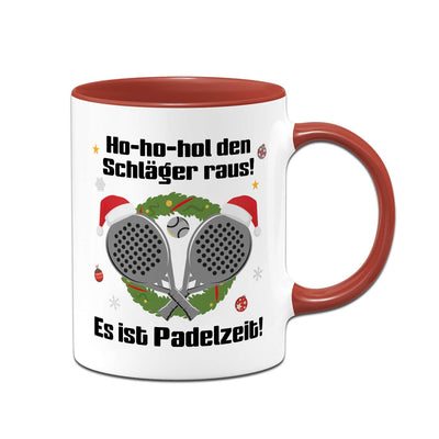 Tasse - Ho-ho-hol den Schläger raus! Es ist Padelzeit!