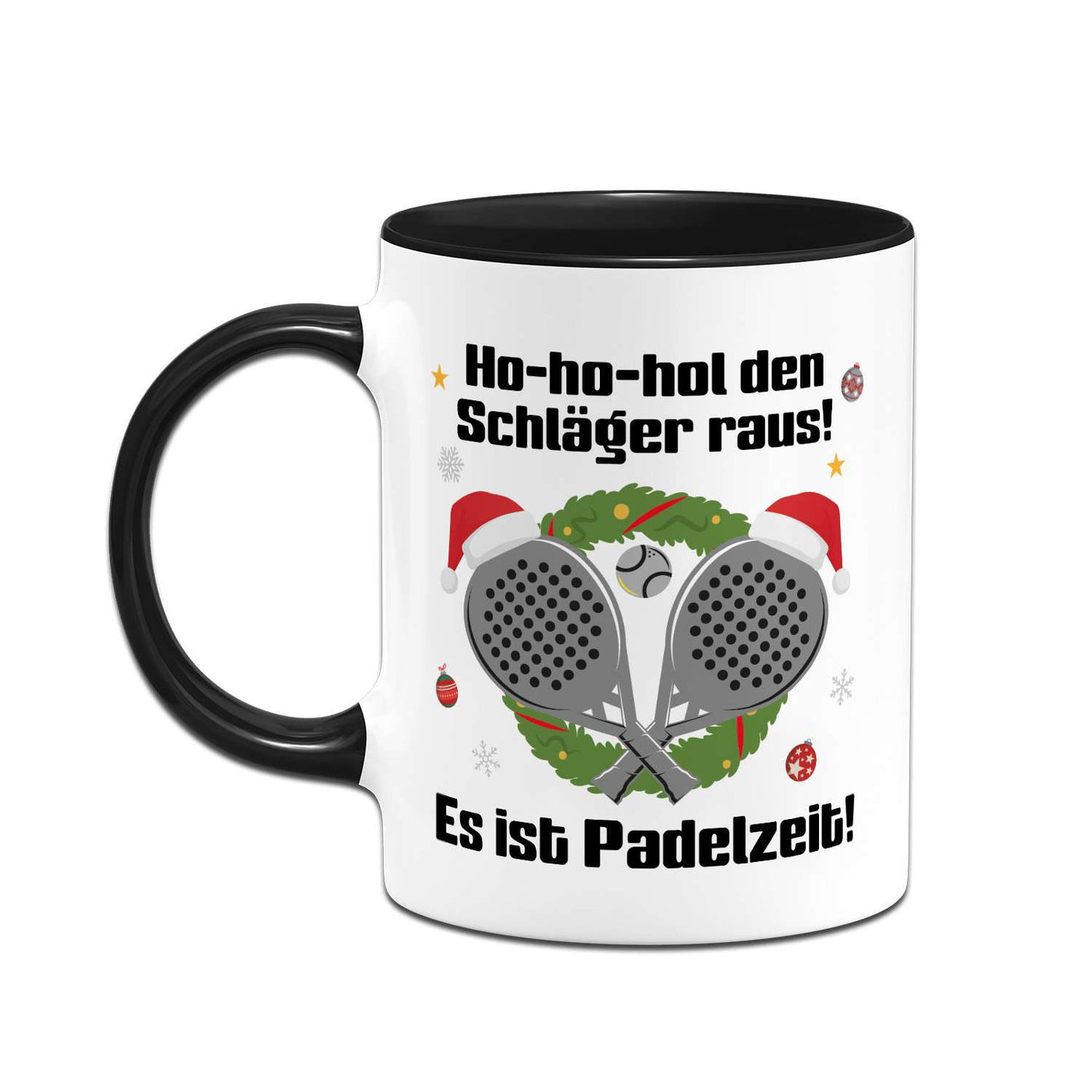 Tasse - Ho-ho-hol den Schläger raus! Es ist Padelzeit!