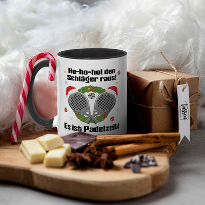 Tasse - Ho-ho-hol den Schläger raus! Es ist Padelzeit!
