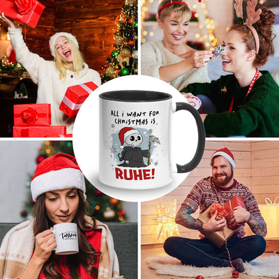 Sensebald Tasse - All I want for Christmas is Ruhe! (Weihnachten)