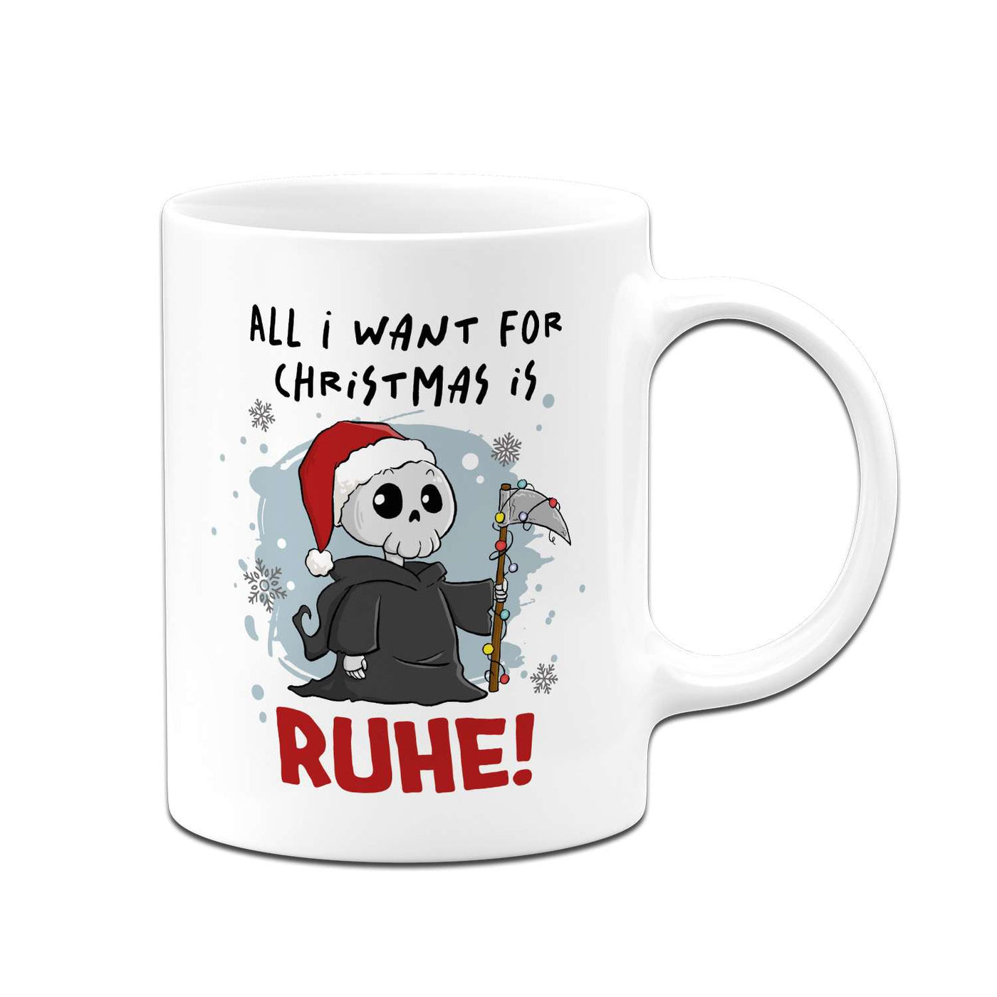 Sensebald Tasse - All I want for Christmas is Ruhe! (Weihnachten)