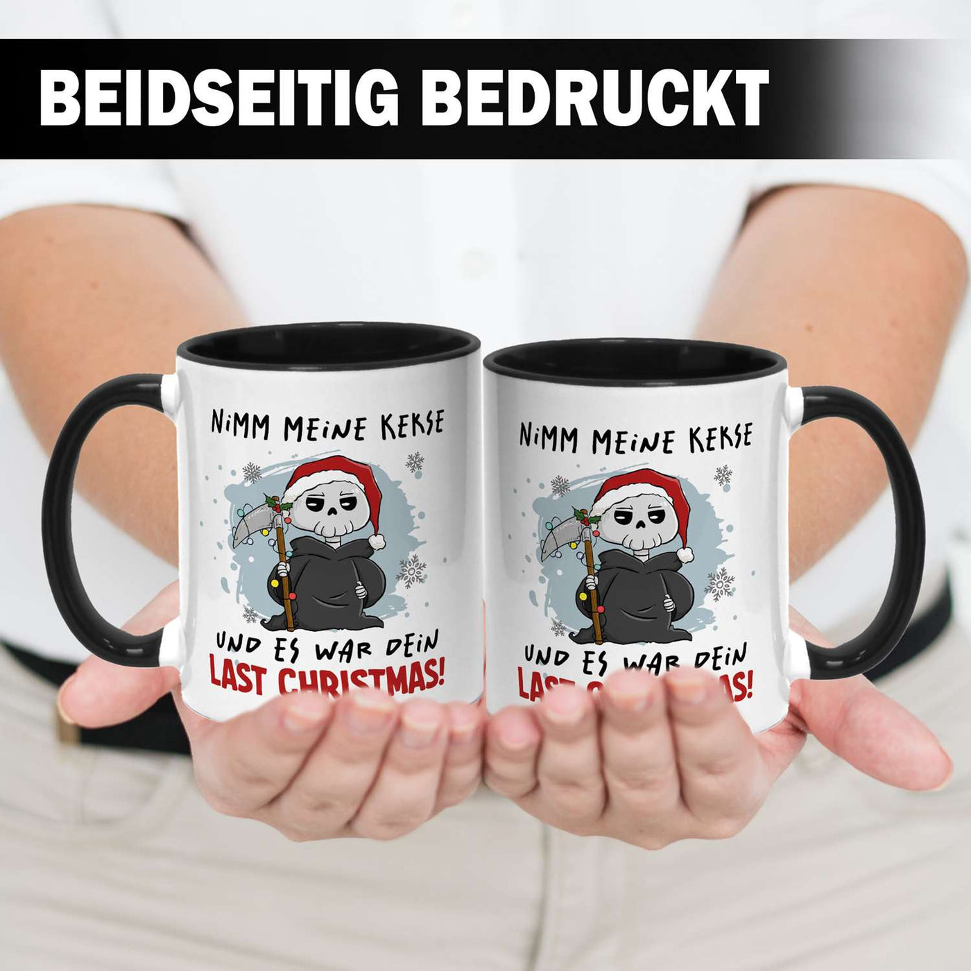 Sensebald Tasse - Nimm meine Kekse und es war Dein Last Christmas! (Weihnachten)