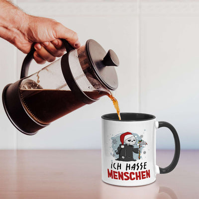 Sensebald Tasse - Ich hasse Menschen (Weihnachten)