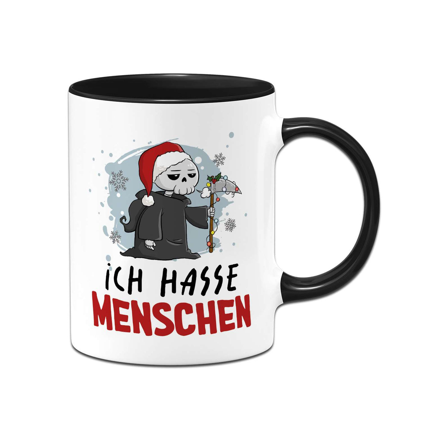 Sensebald Tasse - Ich hasse Menschen (Weihnachten)