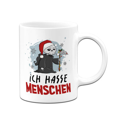 Sensebald Tasse - Ich hasse Menschen (Weihnachten)