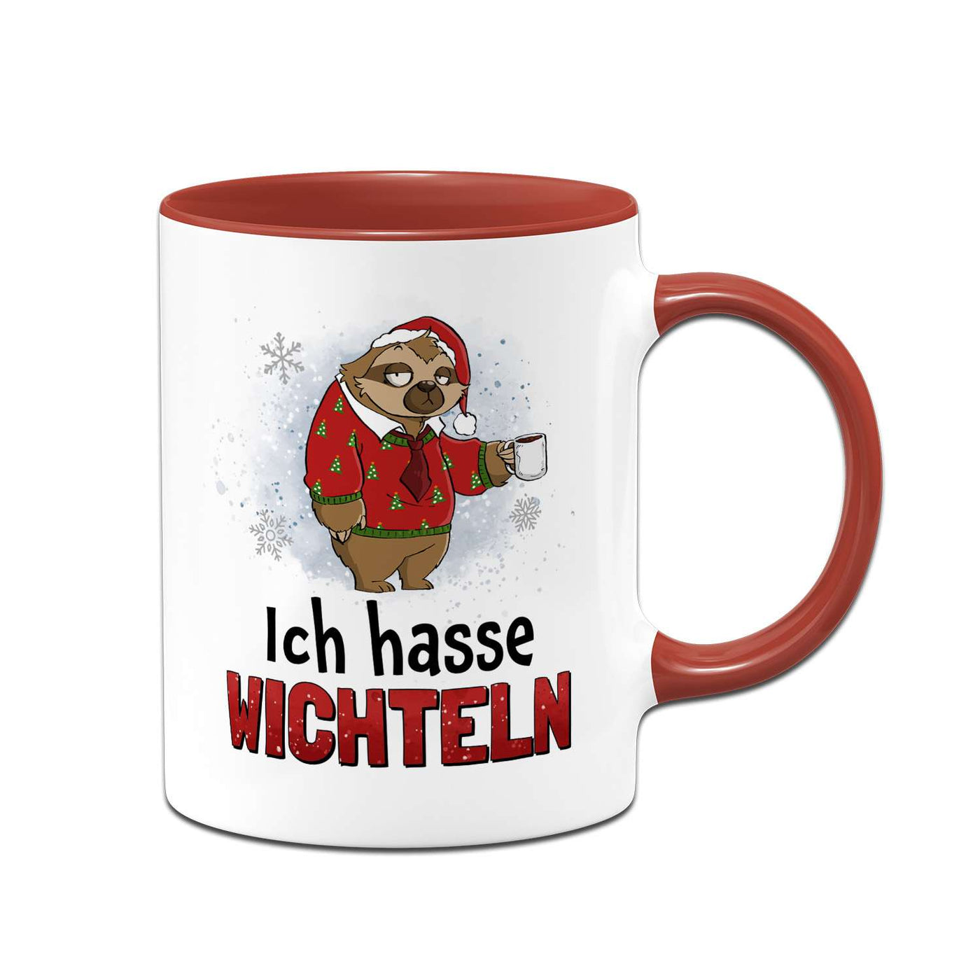 Tasse - Ich hasse Wichteln - Ratzfatz das Faultier