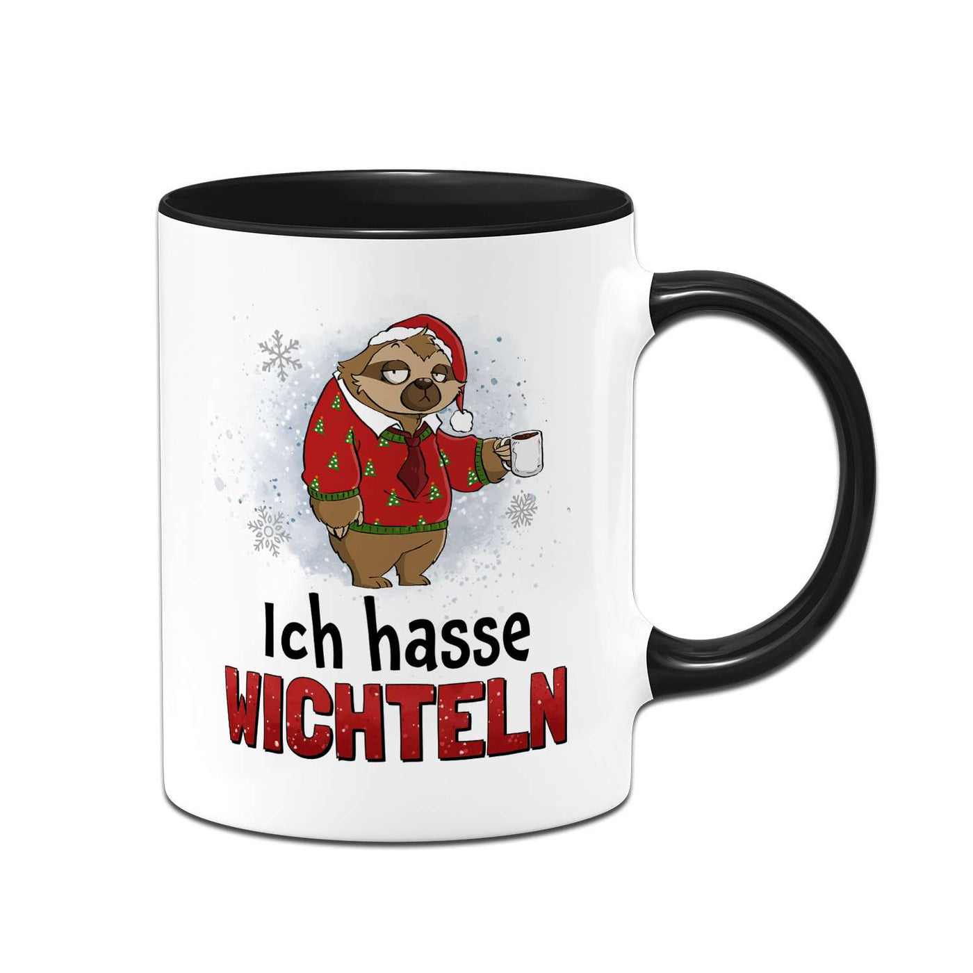 Tasse - Ich hasse Wichteln - Ratzfatz das Faultier