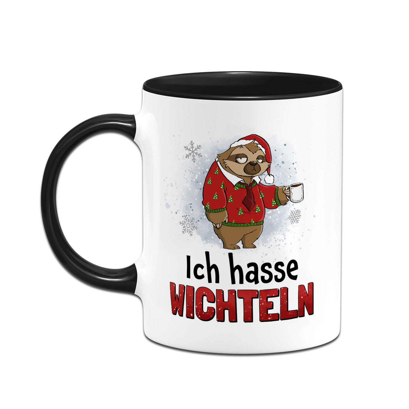 Tasse - Ich hasse Wichteln - Ratzfatz das Faultier