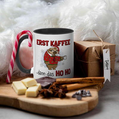 Tasse - Erst Kaffee dann das Ho Ho - Ratzfatz das Faultier