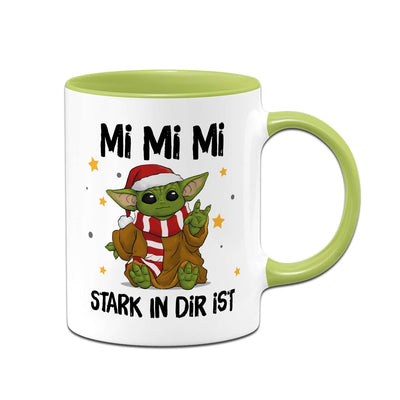 Tasse - Baby Yoda - Mi Mi Mi stark in Dir ist (Weihnachten)