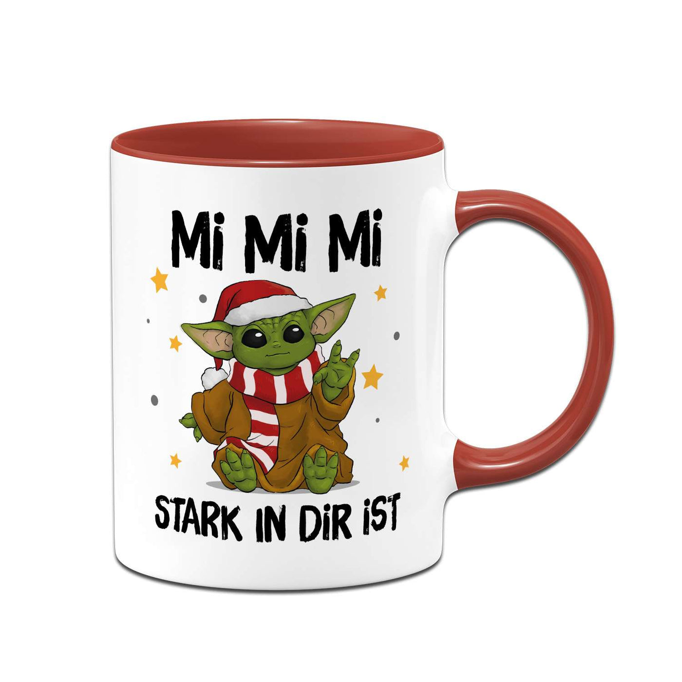 Tasse - Baby Yoda - Mi Mi Mi stark in Dir ist (Weihnachten)