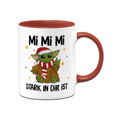 Tasse - Baby Yoda - Mi Mi Mi stark in Dir ist (Weihnachten)