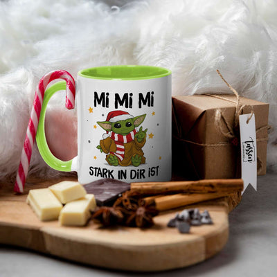 Tasse - Baby Yoda - Mi Mi Mi stark in Dir ist (Weihnachten)