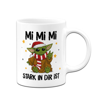 Tasse - Baby Yoda - Mi Mi Mi stark in Dir ist (Weihnachten)
