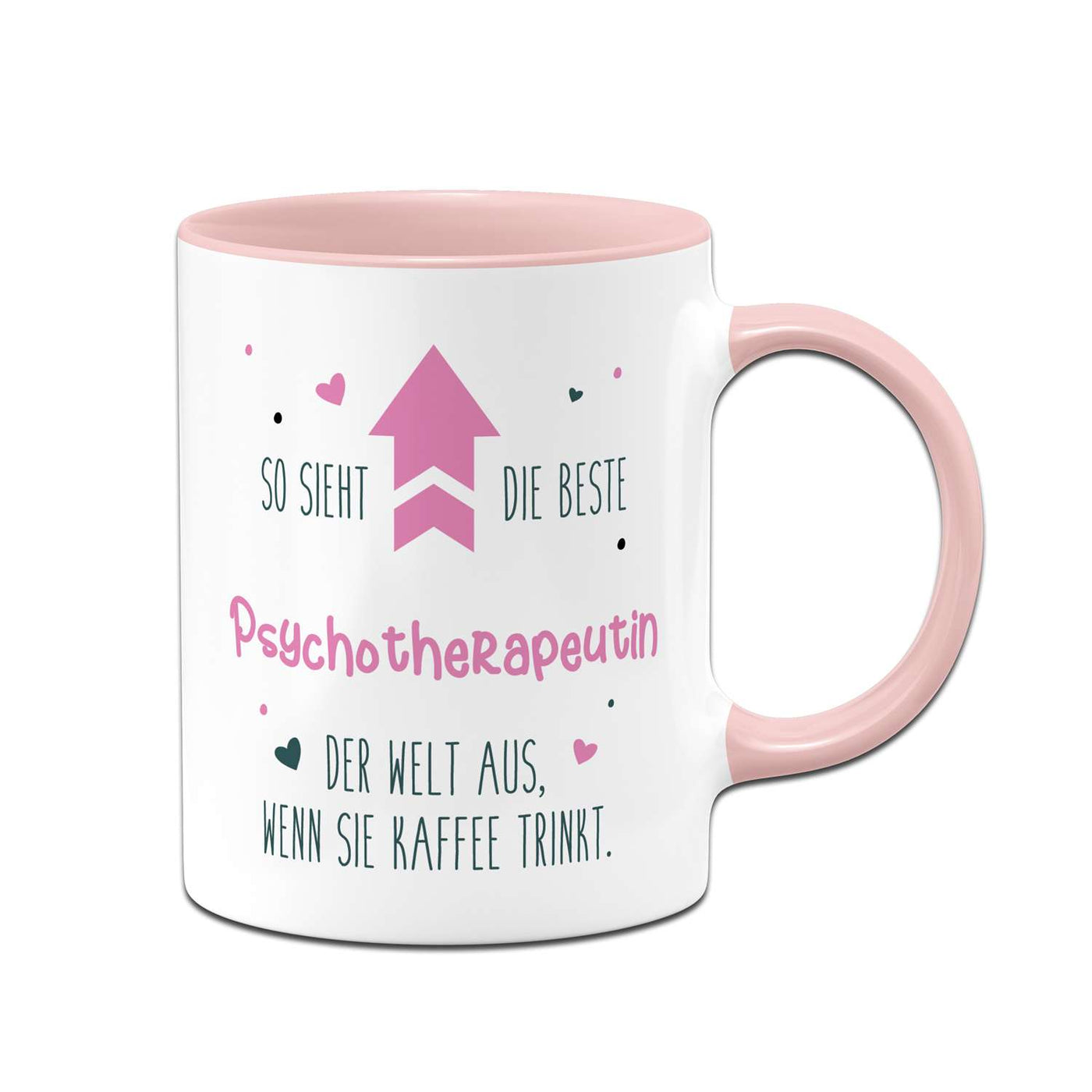 Tasse - So sieht die beste Psychotherapeutin der Welt aus, wenn sie Kaffee trinkt.
