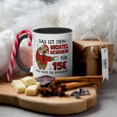 Tasse - Das ist Dein Wichtelgeschenk für 15€ - Ratzfatz das Faultier