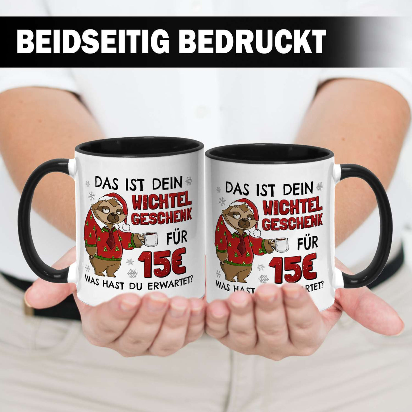 Tasse - Das ist Dein Wichtelgeschenk für 15€ - Ratzfatz das Faultier