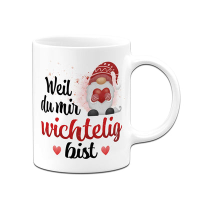 Tasse - Weil du mir wichtelig bist