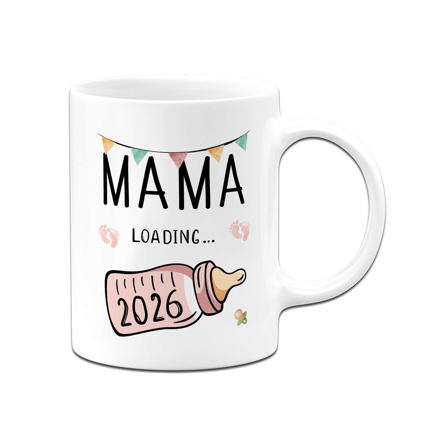 Tasse - Mama loading mit Babyflasche (2026)