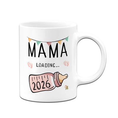 Tasse - Mama loading mit Babyflasche (2026)