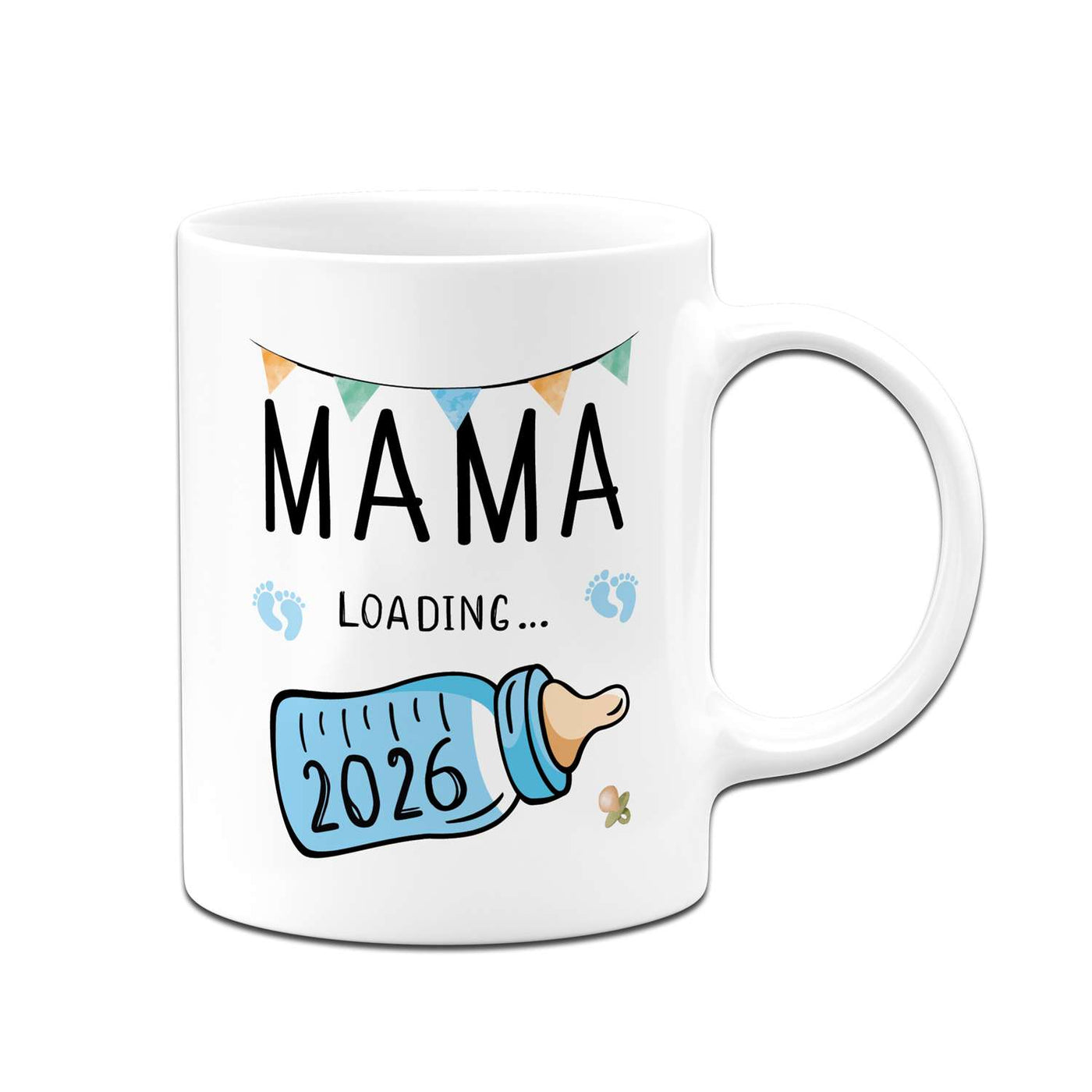 Tasse - Mama loading mit Babyflasche (2026)