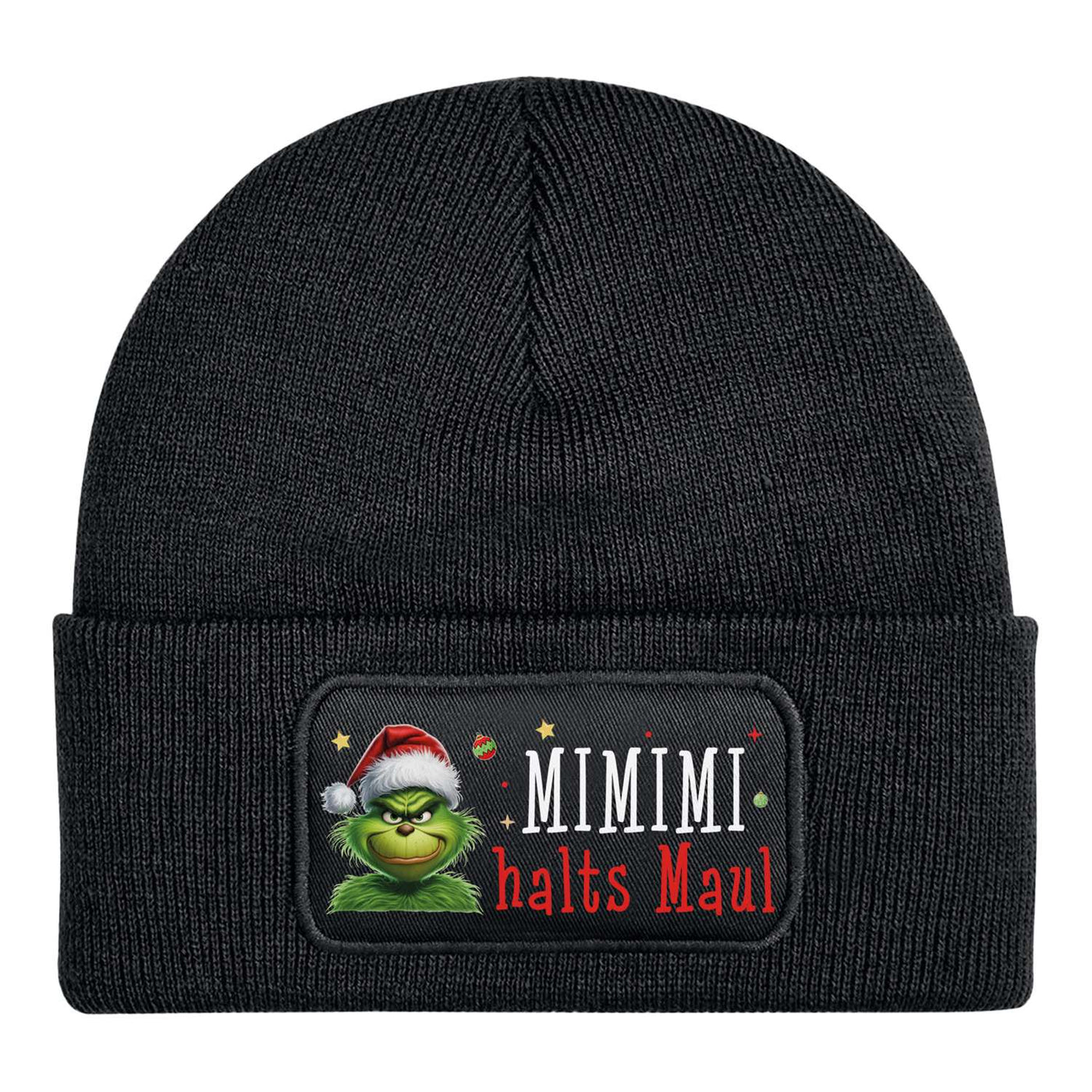 Beanie Mütze - Grinch - Mimimi Halts Maul! (CS)