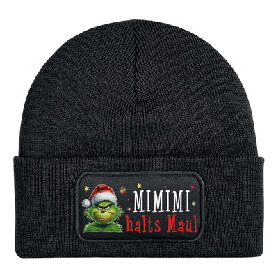Beanie Mütze - Grinch - Mimimi Halts Maul! (CS)