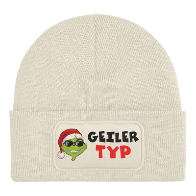 Beanie Mütze - Cooler Grinch - Geiler Typ