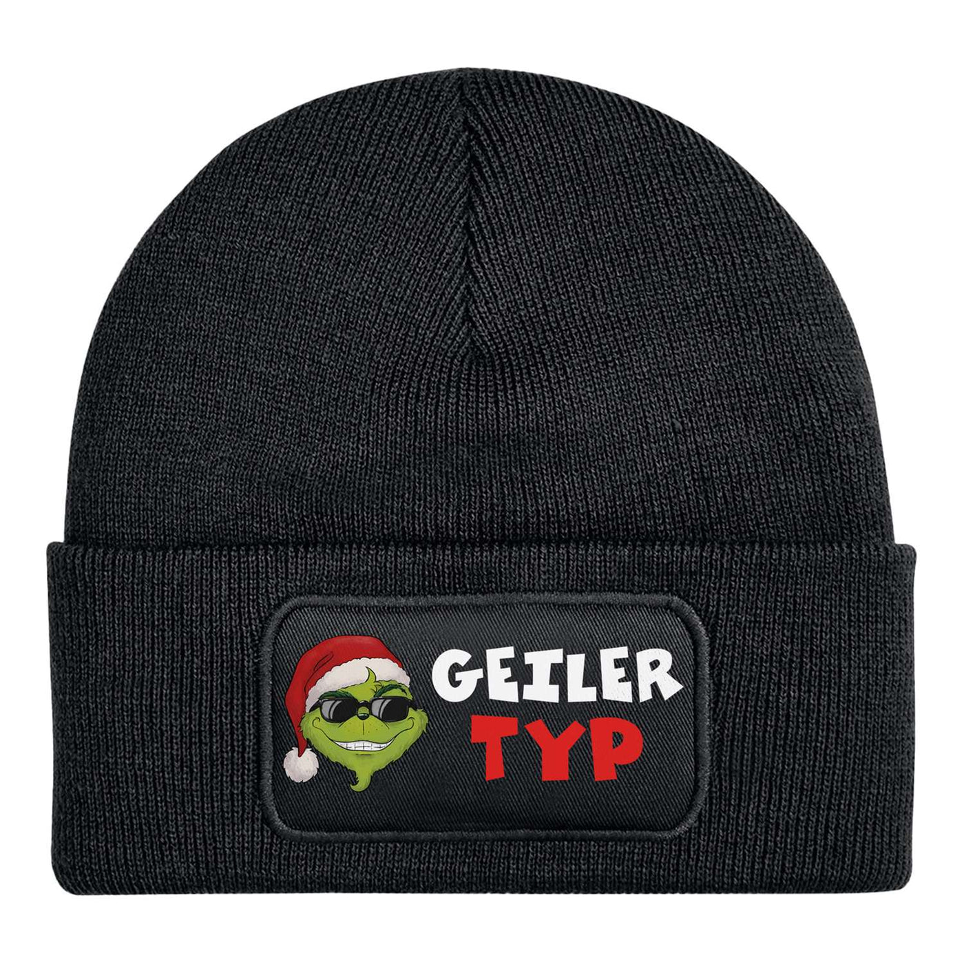 Beanie Mütze - Cooler Grinch - Geiler Typ