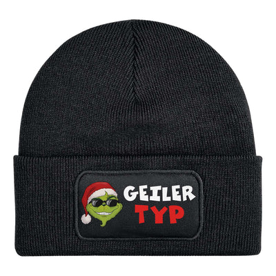 Beanie Mütze - Cooler Grinch - Geiler Typ
