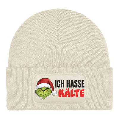 Beanie Mütze - Grinch - Ich hasse Kälte