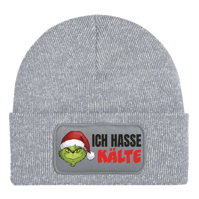 Beanie Mütze - Grinch - Ich hasse Kälte