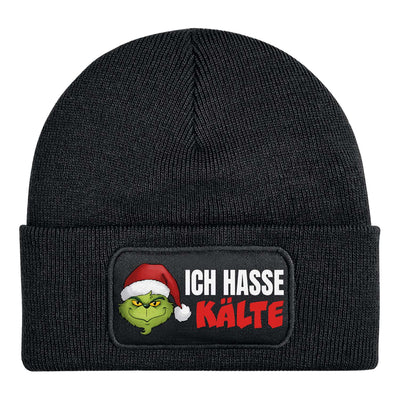 Beanie Mütze - Grinch - Ich hasse Kälte