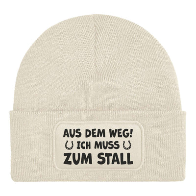 Beanie Mütze - Aus dem Weg! Ich muss zum Stall