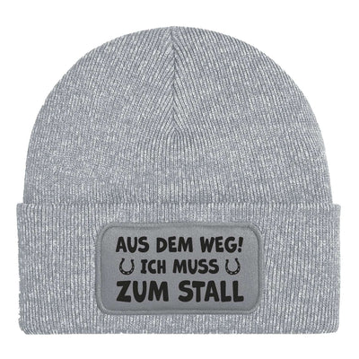 Beanie Mütze - Aus dem Weg! Ich muss zum Stall