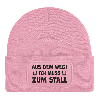 Beanie Mütze - Aus dem Weg! Ich muss zum Stall