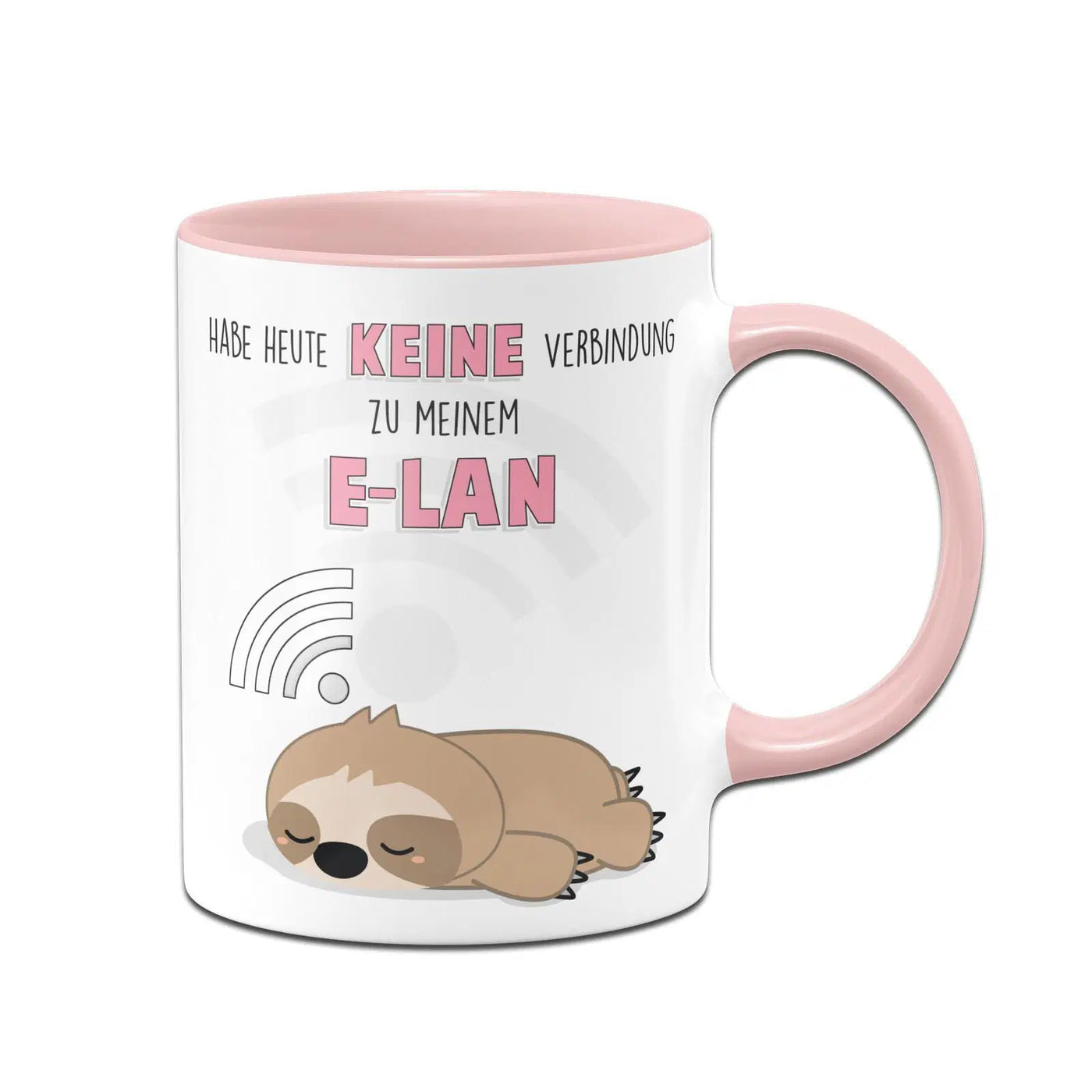 Bild: Faultier Tasse - Habe heute keine Verbindung zu meinem E-LAN Geschenkidee