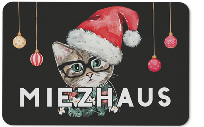 Fußmatte - Miezhaus Weihnachtsedition