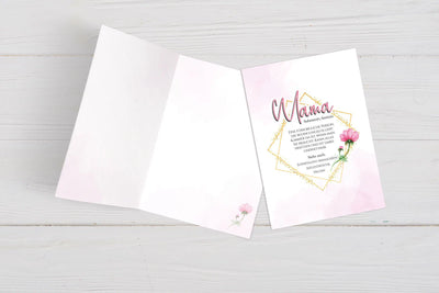 Bild: Grußkarte - Definition Mama Geschenkidee