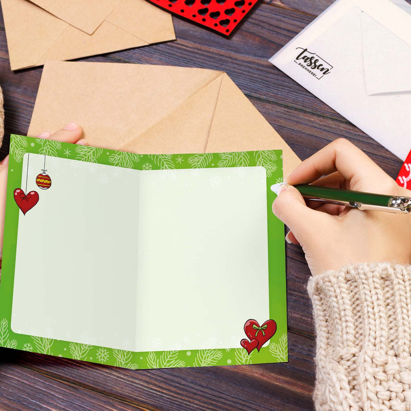 Weihnachtskarte - Grinch - Du bist mein Lieblings-Grinch