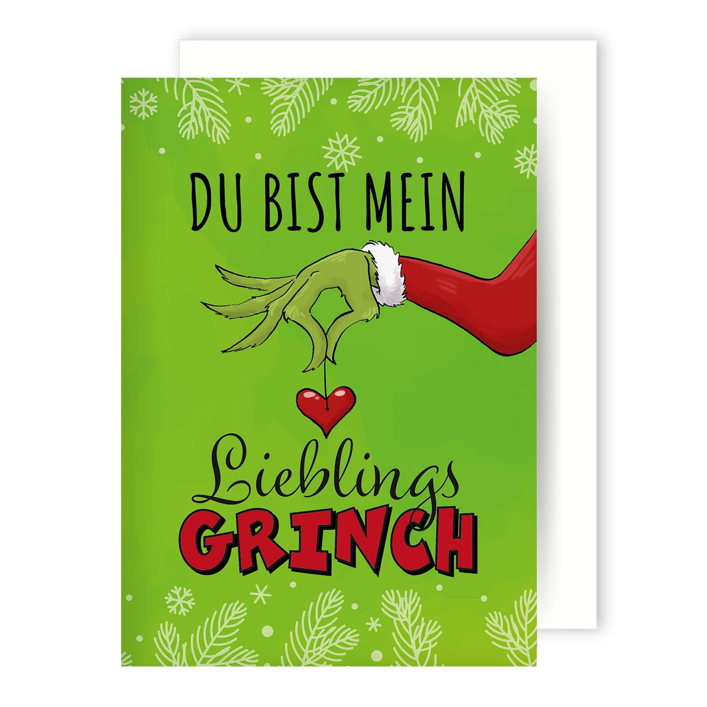 Weihnachtskarte - Grinch - Du bist mein Lieblings-Grinch