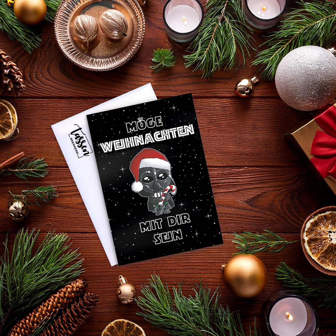 Weihnachtskarte - Möge Weihnachten mit Dir sein (Sci-Fi)