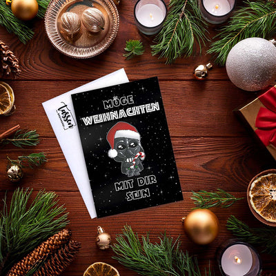 Weihnachtskarte - Möge Weihnachten mit Dir sein (Sci-Fi)