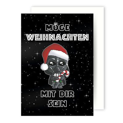 Weihnachtskarte - Möge Weihnachten mit Dir sein (Sci-Fi)